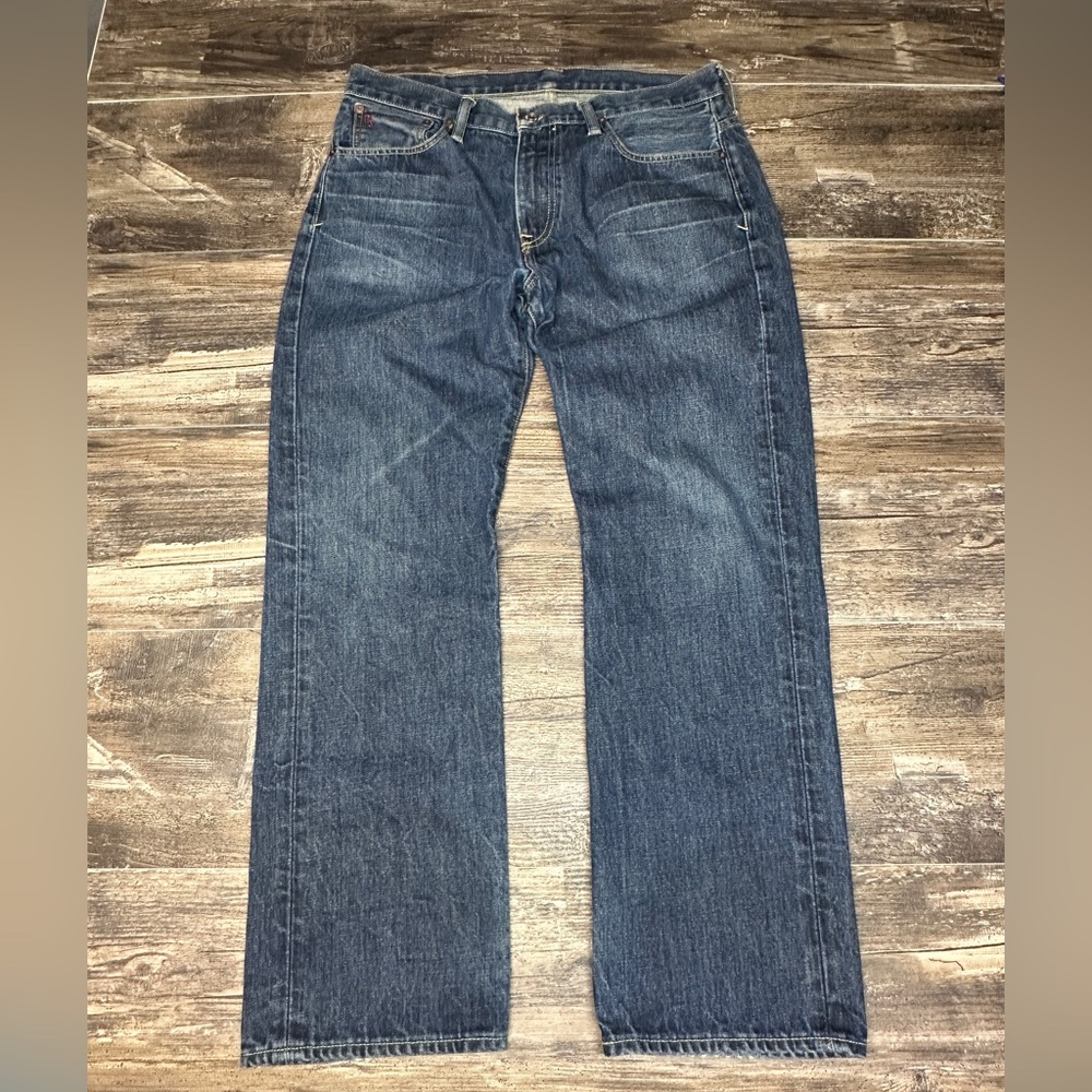 Y2K Polo Ralph Lauren Jeans 34x30 Bootcut Jeans Red R 100% Cotton
